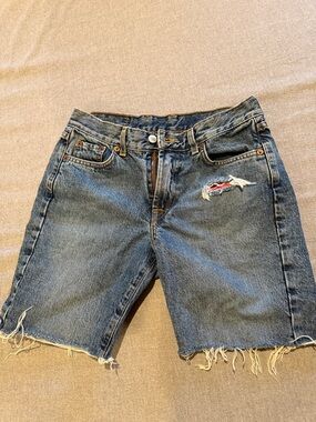 Distressed Cutoff Denim Shorts Vintage Lucky Brand